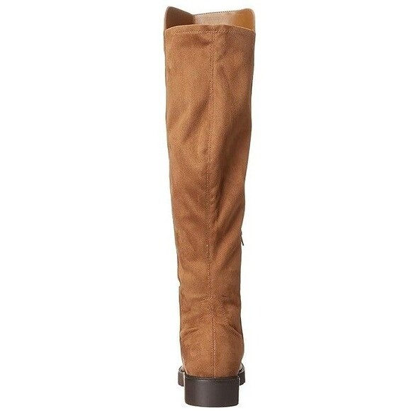 Nine West Women 7.5 M Dark Natural Brown Tread Over The Knee Riding Boots NIBHL1 - Picture 2 of 6